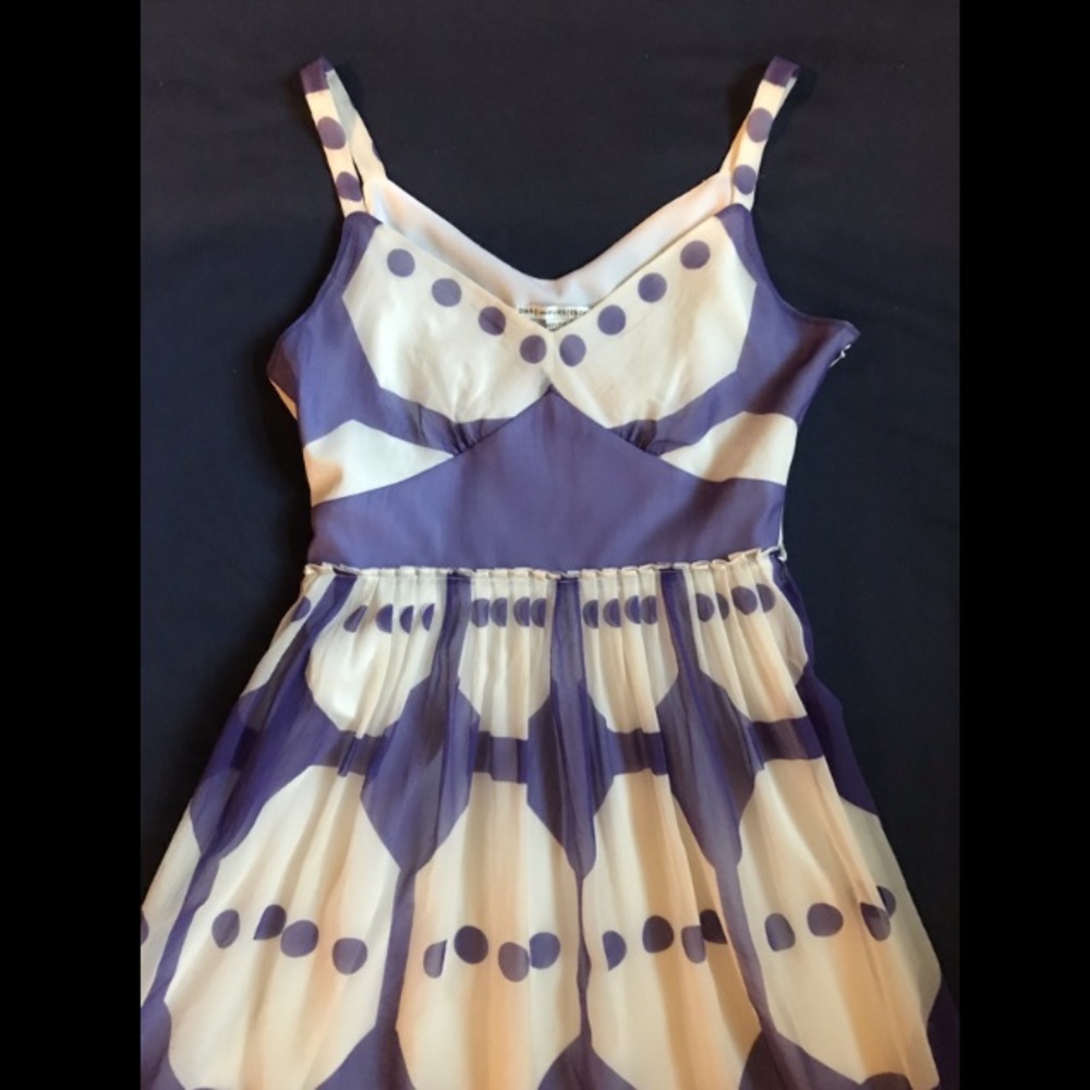 Diane Von Furstenberg Silk Geometric Dress